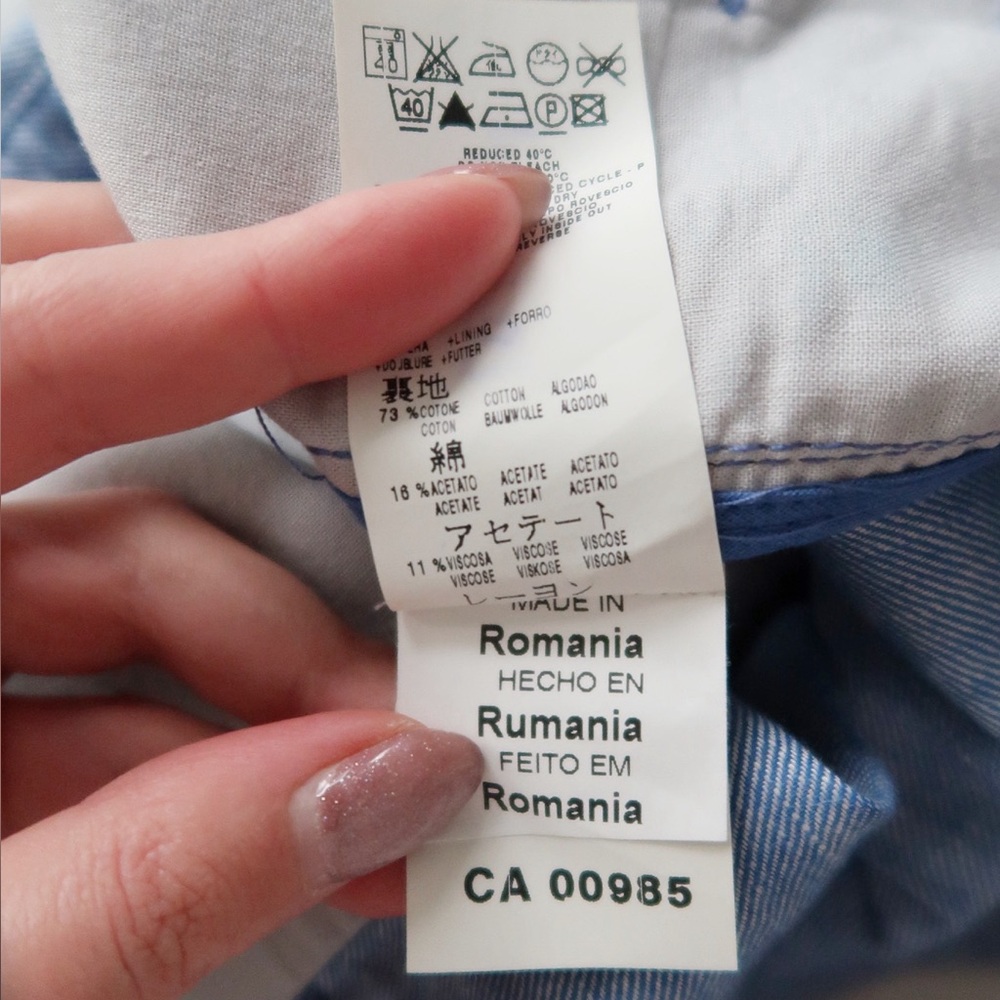 See by Chloé Military-Inspired Denim Dress Coat – Size 2 / EU 38 - Picture 11 of 12